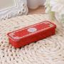 Milue Cute Woundplast Storage Box Slide Cover Jewelry Pill Case Portable Tin Container