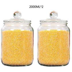 Glass Sealed Jars, Moisture-Proof Kitchen Food Containers, Storage Of Rice/Flour/Oatmeal/Beans