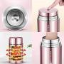 Food flask Hot 1L Insulated 304 Stainless Steel Food Jar with Folding Spoon Storage Bag Multi-Purpose for Food