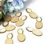 JUSTDOLIFE 10PCS Tisch Streu Rustic Dekoratives Hett Holz Bastel Party Dekoration