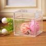 Kitchen Food Storage Jar Airtight Food Storage Square Box Storage Organizer Container for Playdough Foam Slime Mud Light Clay Wedding Candy Festival Gift