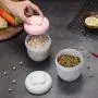 Ensemble de 4 Pots Plastiques Étanches pour Alimentation, Boîtes de Rangement Alimentaire, Rangement de Céréales, Rangement de Bonbons, de Biscuits, de Riz, de Sucre, de Farine, Petits Boîtes Rose Transparent Ensemble de 4 Pots Plastiques Étanches pour Alimentation, Boîtes de Rangement Alimentaire, Rangement de Céréales, Rangement de Bonbons, de Biscuits, de Riz, de Sucre, de Farine, Petits Boîtes Rose Transparent