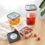 Plastic Sealed Jars, Moisture-Proof Kitchen Food Containers, Storage Coffee Beans/Pasta/Cereal/Oatmeal