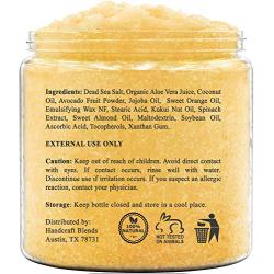 Handcraft Cellulite Treatment Body Scrub - 100% Natural - Powerful Anti Cellulite Treatment, Penetrates Skin, Targets Unwanted Fat and Improves Skin Firmness – 10 oz