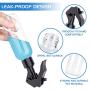 UPTRONIC 4Pcs Spray Bottle, 3.4oz/100ml Empty Bottle, Small Travel Size Spray Bottle Refillable Fine Mist Clear Bottles for Cleaning Solutions, Hand Sanitizer, Skin Care
