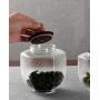 Whthteey Kitchen Storage Canister Jars with Sealing Lid Food Glass Container for Sugar Coffee Beans
