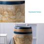 Airtight Large Food Storage Containers with Lids, Ceramic Cereal Containers Canister Jar for Kitchen Pantry Organization Flour Rice Candy Bulk, 10L, 32x26cm (Color : 1)