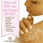 Era Organics Sugar Scrub Body Exfoliator - Spa Quality Sulfate Free Body Scrub with Food Grade Ingredients to Nourish, Moisturize & Rejuvenate Dull Dry Skin - No Harsh Chemicals, Parabens or SLS