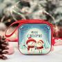 seelive Christmas Tin Box, Candy Cookie Jar Gift Storage Container Holiday Decorative Box handy