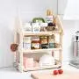 Étagère à épices 3 niveaux HMANE – Rangement pour pots/pots à épices/assaisonnements/supplies – Beige Scandinave Étagère à épices 3 niveaux HMANE – Rangement pour pots/pots à épices/assaisonnements/supplies – Beige Scandinave