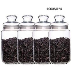 Glass Sealed Jars, Kitchen Household Grain Storage Tanks, Storage Jam/Honey/Coffee/Flower Tea