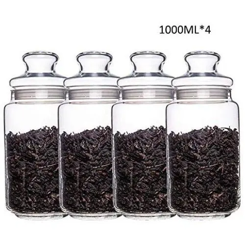 Glass Sealed Jars, Kitchen Household Grain Storage Tanks, Storage Jam/Honey/Coffee/Flower Tea Glass Sealed Jars, Kitchen Household Grain Storage Tanks, Storage Jam/Honey/Coffee/Flower Tea