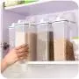 Cwg Kitchen Grain Miscellaneous Grains Storage Containers Moisture Proof Sealed Storage Jars Food Storage Tank with Measuring Cup Cover Cwg Kitchen Grain Miscellaneous Grains Storage Containers Moisture Proof Sealed Storage Jars Food Storage Tank with Measuring Cup Cover