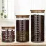 Glass Sealed Jars, Kitchen Household Grain Storage Tanks, Storage Of Spices/Coffee Beans/Oatmeal/Snacks