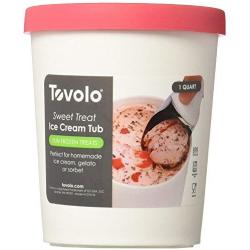 Tovolo Sweet Treats 1 Quart Raspberry Tub, Set of 2