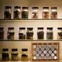 Spice Rack Cabinet Organizer, Spice Jars with 23 Glass Bottles, Pantry Kitchen Shelf Storage Organization, Bamboo