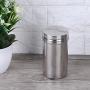 Mumusuki 304 Stainless Steel Sealed Can Storage Jar Portable Tea Coffee Beans Milk Container Bottle(Large)