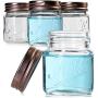 Juvale Bulk 2 Ounce Mini Mason Jars Shot Glasses with Lids (12 Pack)