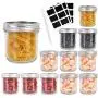Bouteilles en verre Betrome 8 OZ à large goulot, 12 pack avec couvercles et anneaux pour baby shower, mariage, fête – Idéales pour les cadeaux. Bouteilles en verre Betrome 8 OZ à large goulot, 12 pack avec couvercles et anneaux pour baby shower, mariage, fête – Idéales pour les cadeaux.