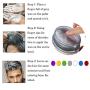 Silver Grey Hair Color Wax, Natural Hairstyle Wax 4.23 oz, Temporary Hairstyle Cream for Party, Cosplay, Halloween, Daily use, Date, Clubbing (Silver Grey)