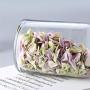 Glass Storage Jar Sealed Food Grains Jam Moisture-proof Transparent Bottle Tea Coffee Seal Storage Cans DELICATEWNN (Capacity : 500ml)