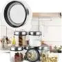 Glass Sealed Jars, Moisture-Proof Kitchen Food Containers, Storage Of Spices/Salt/Pepper Glass Sealed Jars, Moisture-Proof Kitchen Food Containers, Storage Of Spices/Salt/Pepper