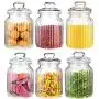 Glas Gewürzdosierset Salz Pfeffer Organizer für Saucen Dressing Tee Zarte Süßigkeiten (950ml)