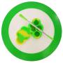 SZBS A Set Silicone Container Round Mat 22ml Cloud Shape Container Wax Oil Container Concentrate Storage Container Wax Silicone Jar With a Metal Rod (1)