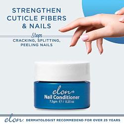 Elon Lanolin-Rich Nail Strengthener | Conditions Nails & Protects Cuticles | Recommended by Dermatologists & Podiatrists 2 Pack (7.5g jar)