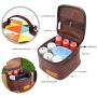 SmartHS 10Pcs Compact Outdoor Spice-Jars Organizer Containers Set Kitchen Utensil Storage with Storage Bag for BBQ, Camping, Hiking