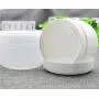 3PCS 150g Wiederbefüllbare Kunststoff Make-up Kosmetikbehälter Leerraum Gesichtskrem Lidschatten Lippenbalsam Lotion Lagerbehälter Dosehalter mit Dome Deckel und PP Liner (Transparent)