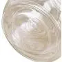 Glasbehälter für die Küche, Gosear 4 Stück 250ml Runde Klare Glas-Küchenbehälter + 36 Stück Schablonen-Schriftzug-Aufkleber für Haus-, Küche, Snacks, Soßen, Kunsthandwerk, Dekorationsprojekte