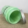 Jade Glass Retro Country Grits Medium Canister/Container - Vintage Style Kitchen - Jadeite Jadite