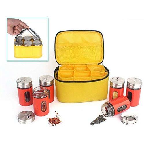 Beher Camping Tableware Storage Container Spice Jar Seasoning Box Outdoor Portable Oil Bottle with Bag