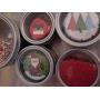 Applause Non-Magnetic Versatile Food & Spice Storage Tins with Peel n Stick Magnets, BPA Free, Rigid Clear Window Lid, Food Grade Tinplate Steel