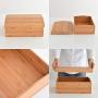 Alessi Officina All- Purpose Box, Bamboo Brown, 32.7 x 24.7 x 8.8 cm