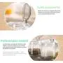 CSPFAIRY Kitchen Creative Transparent Spice Jars Multifunction Seasoning Box for Pepper Spice Salt 4pcs/Set CSPFAIRY Kitchen Creative Transparent Spice Jars Multifunction Seasoning Box for Pepper Spice Salt 4pcs/Set