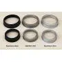 THINKCHANCES Lebensmittelechte und BPA-freie, rostfreie Silber-Aluminium-Metallringe/Bänder für Mason-, Ball- und Konservierungsgläser (12er Pack, Weidengugel)