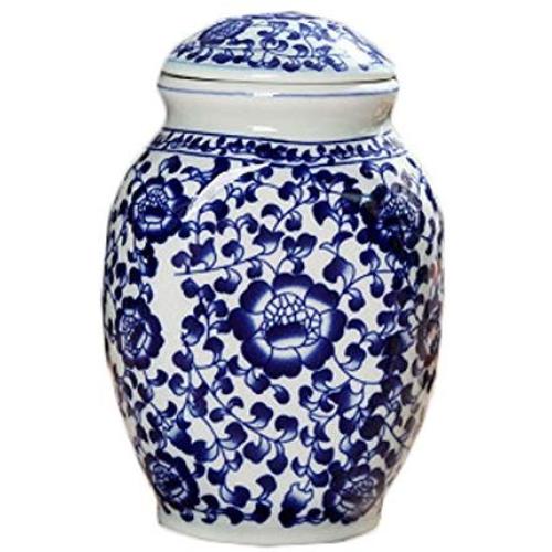 Goddness Bar Exquisite Storage Jars Ceramic Pots Tea Coffee Canisters(Style 09)