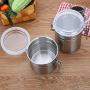 Lunch Box Stainless Steel Storage Box Organizer Sealed Can Food Grain Cereal Cans Storage Tank Snacks Storage Jar Kitchen 2019,700Ml
