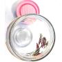 Uniware GL1000PK Urban Pattern Glass Jar For Kitchen,3 Pcs Set,Made In Turkey,1000ml,Assorted Colors