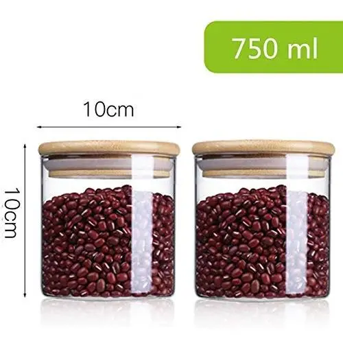 Glasbehälter mit Deckel – Food Candy Storage Bottles, Teebehälter, Tasse, Dichtung, Violetta Mason Gläser, Küchenzubehör, Glasbehälter, große Glasbehälter mit Deckel