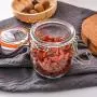 Yl Ly Glass Bottle Sealed Jar Passion Fruit Honey Lemon Transparent Jar Household Grain Storage Tank Double Buckle Drum Belly 200Ml4