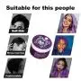 Botabay Unisex Hair Color Dye Wax Styling Cream Mud, Natural Hairstyle Pomade, Temporary Hair Dye Wax for Party, Cosplay & Halloween, 4.23 oz (Purple) …