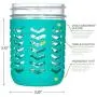 JarJackets Silicone Mason Jar Protector Sleeve - Fits Ball, Kerr 16oz (1 pint) WIDE-Mouth Jars | Package of 4 (Multicolor) … JarJackets Silicone Mason Jar Protector Sleeve - Fits Ball, Kerr 16oz (1 pint) WIDE-Mouth Jars | Package of 4 (Multicolor) …
