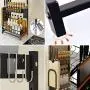 LYNNTLJ 3-Tier Kitchen Countertop Organizer Holder Rack,Multifunction Stainless Steel Spice Rack,for Spice Jar and Bottle Storage, Black / 41.2x22x55.5cm