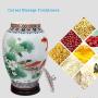 Airtight Food Storage Containers Bins Large With Lids, Ceramic Pottery Cereal Containers Canister Cookie Jar For Kitchen Pantry Organization Flour Rice Candy Bulk, 15L, 25L (Size : 15L)