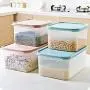 Boîte de rangement pour cuisine, boîte de rangement transparente en plastique pour réfrigérateur, boîte de rangement alimentaire. Boîte de rangement pour cuisine, boîte de rangement transparente en plastique pour réfrigérateur, boîte de rangement alimentaire.
