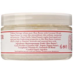 Nubian Heritage Shea Butter body balm, Coconut and Papaya, 4 Ounce