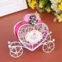 AiStickQ Carriage Designed Hollow Candy Box Packing Wedding Party Favour Birthday Gift FastShop Rose red 2 pcs AiStickQ Carriage Designed Hollow Candy Box Packing Wedding Party Favour Birthday Gift FastShop Rose red 2 pcs